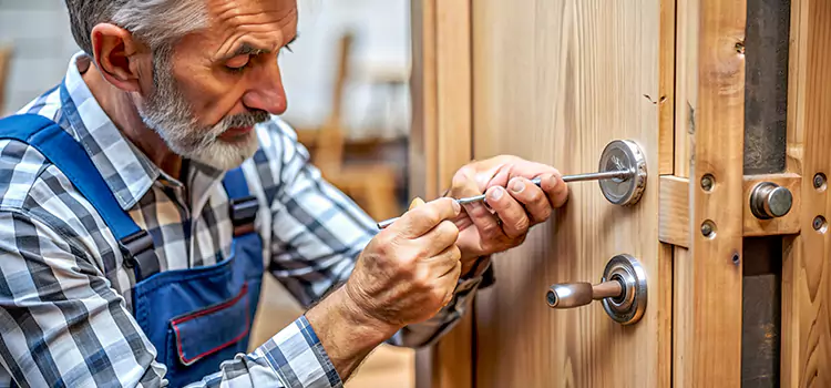 Mortise Replacement Lock Silver Spring