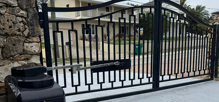 Swing Gate Opener with Keypad Silver Spring