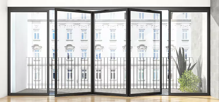 Premium Material Balcony Doors Silver Spring